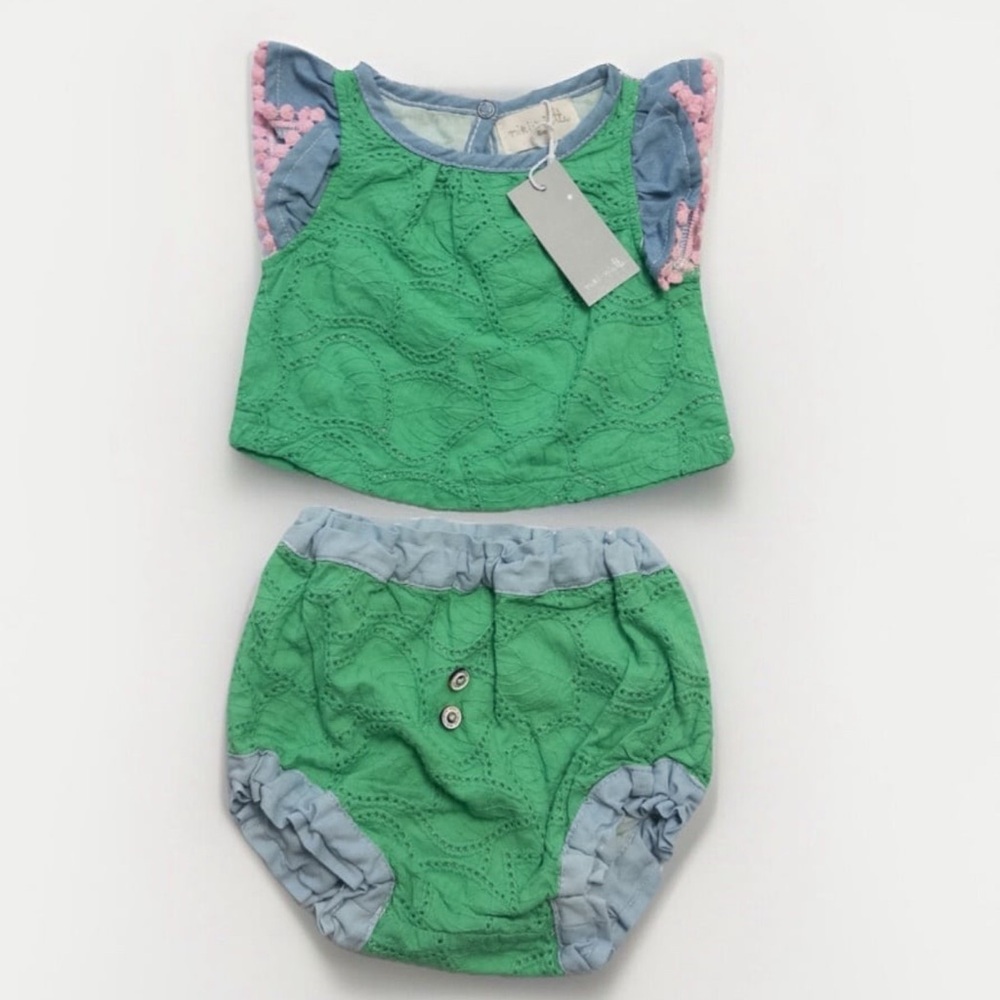 Miki Miette 2pc Baby Girl Set 3 Months